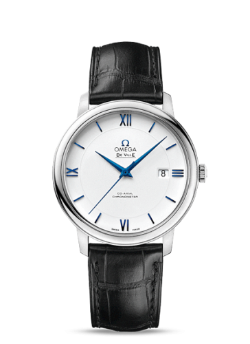 Omega De Ville Prestige Co-Axial 39.5 White Gold / White